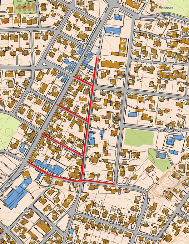 Oversikt over prosjektområdet VA-prosjekt Nanset syd del 1.png