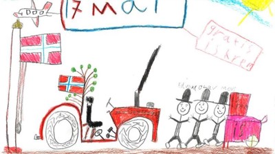 17. mai-tegninger