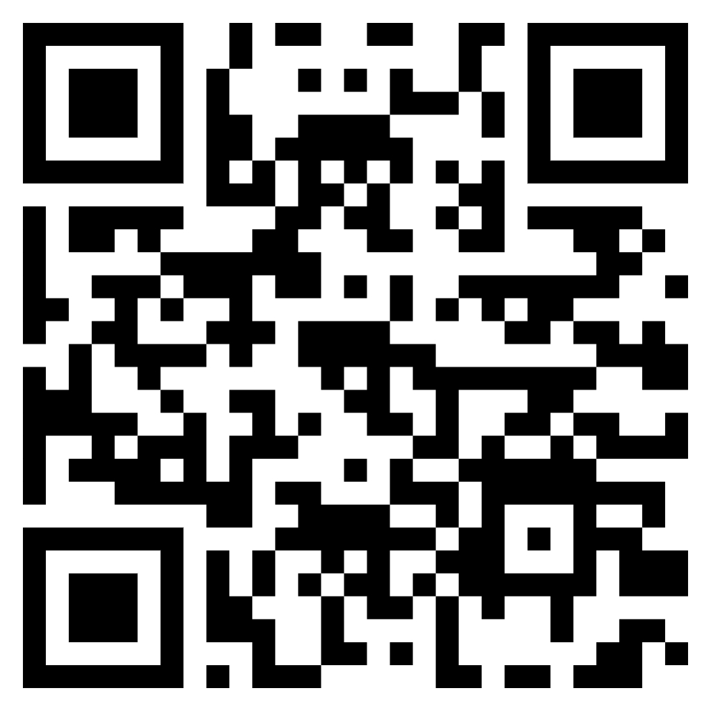 QR kode for å se programmet til forestillingen