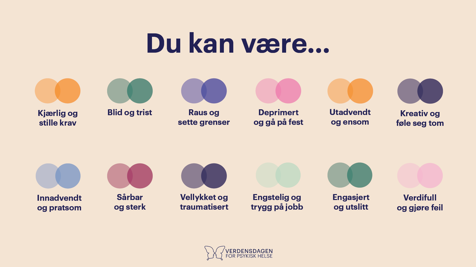 Verdensdagen for psykisk helse 10. oktober