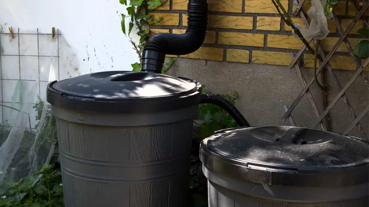Få mer ut av regnvannet med en regnvannstønne