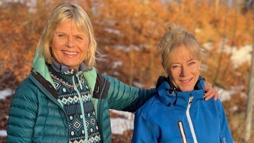 På bildet ser du Marianne og Rikke som er ledere av treningsgruppen Sterk og Stødig.
