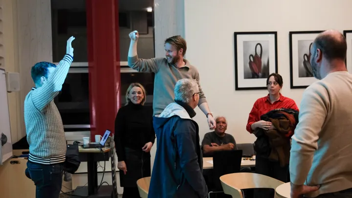 Bård Jacobsen, Endre Lindstøl Og Marius Lundervold På Tjølling Skole Med Møte Om Nærmiljøutvalg. 13